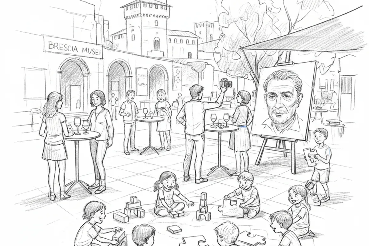 Illustrazione a corredo: Sette giorni di fotografia, archeologia e aperitivi: cosa succede nei musei di Brescia questa settimana