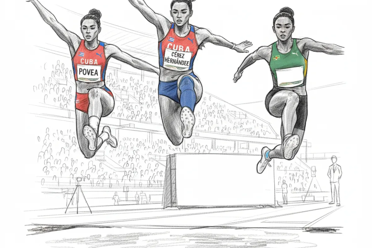 Illustrazione a corredo: Chi sono le tre regine mondiali del salto triplo che si sfideranno a Brescia il 30 agosto