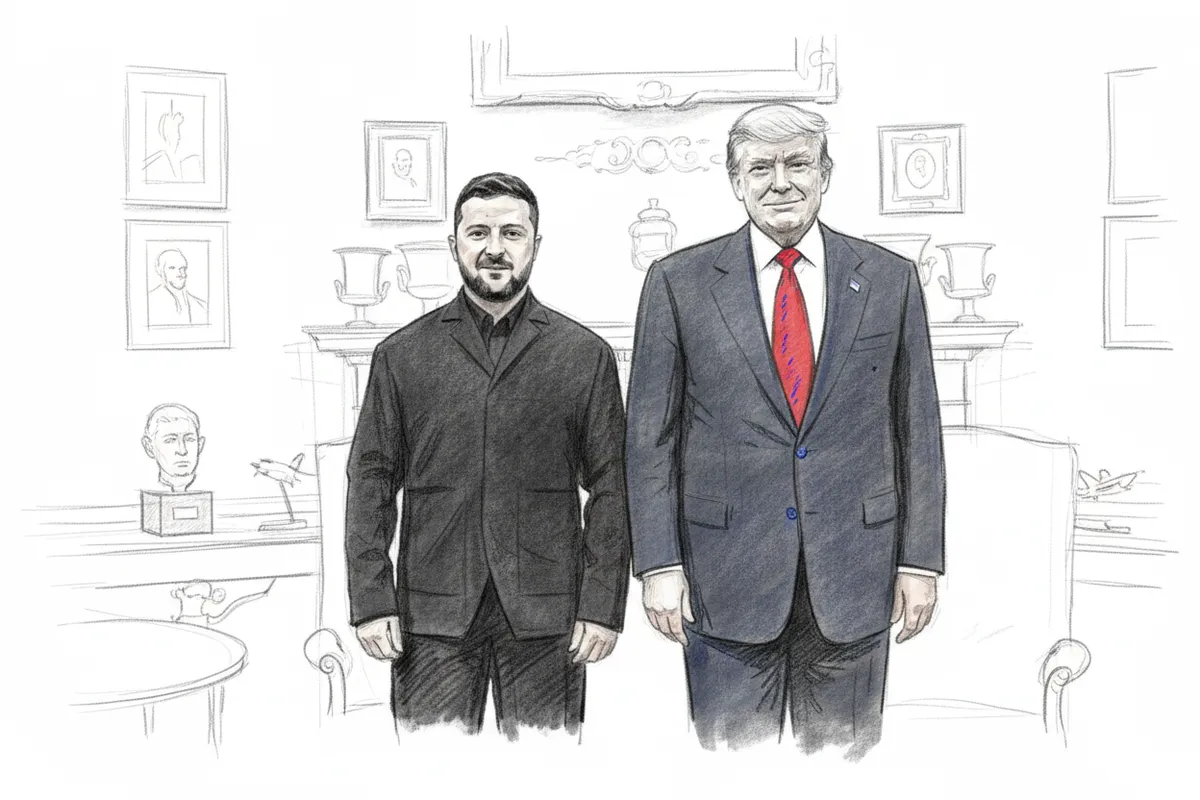 Illustrazione a corredo: Zelensky incontra Trump alla Casa Bianca, si parla di missili Patriot