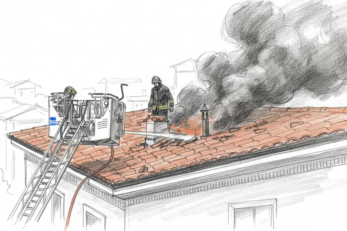 Illustrazione a corredo: Incendi a Brescia: operai intossicati a Nave, a Lonato si valuta la class action