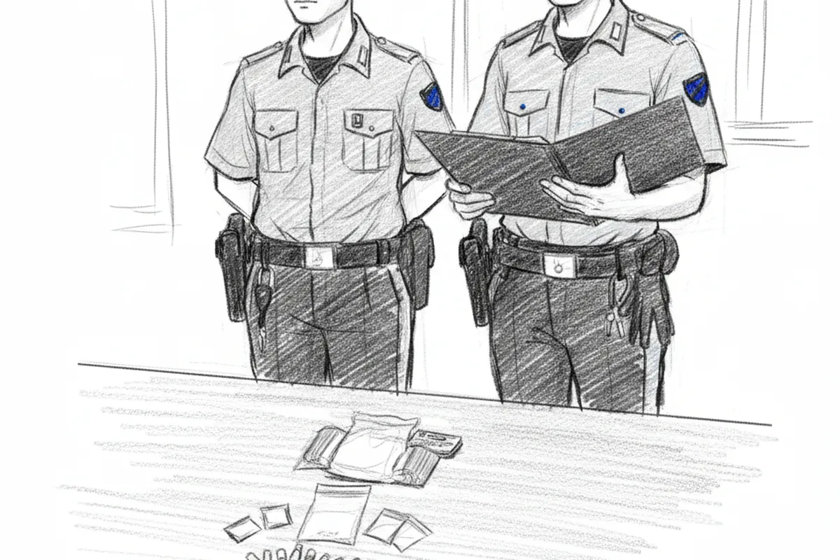 Illustrazione a corredo: Arrestato a Castel Mella: 13 dosi di cocaina pronte allo spaccio