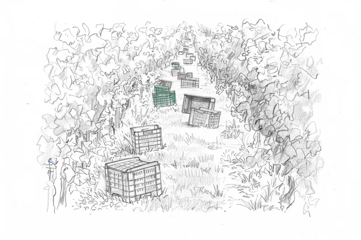 Illustrazione a corredo: Vendemmia Franciacorta 2026: perché inizia un mese prima del previsto?