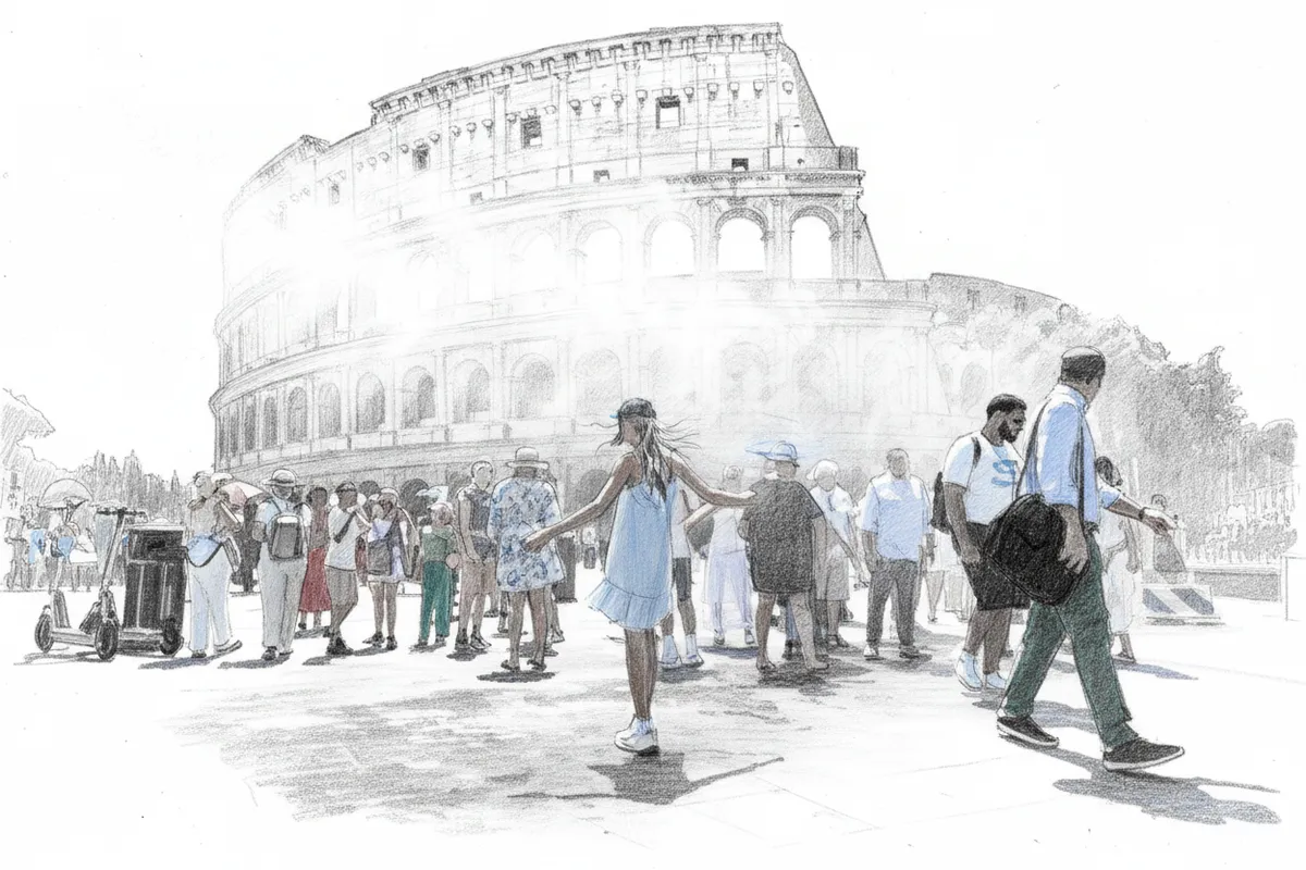 Illustrazione a corredo: Torna il caldo africano, in Italia temperature sopra i 40 gradi